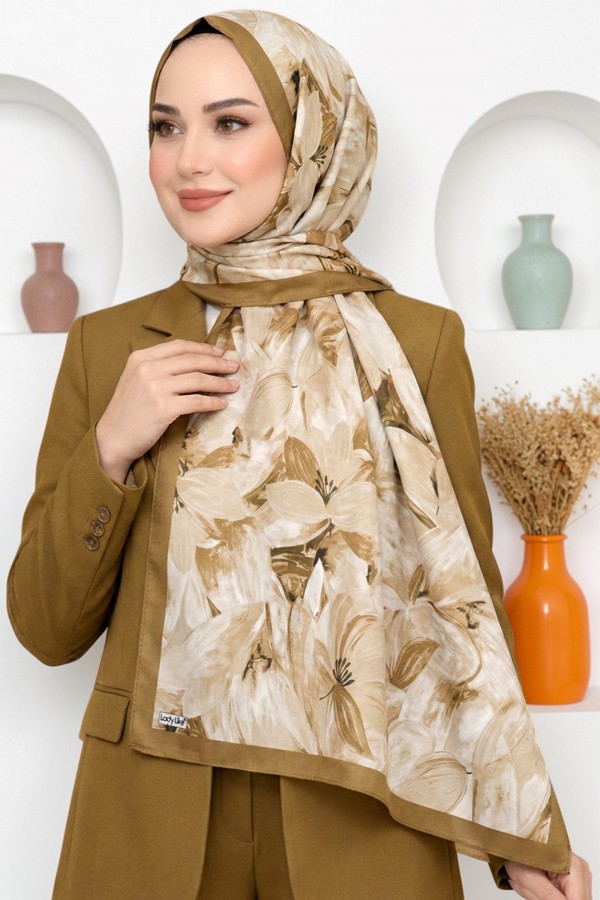 Desenli Soft Şal 6049-11