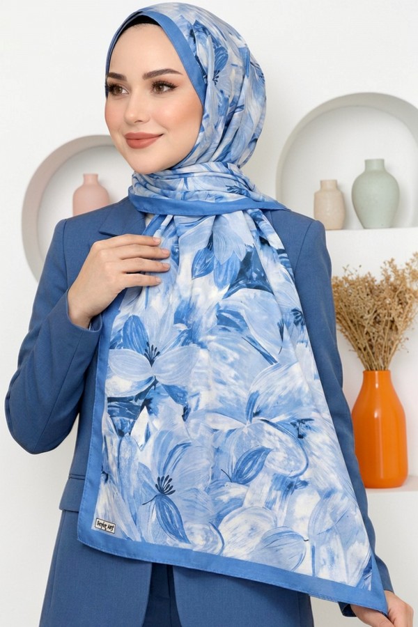 Desenli Soft Şal 6049-7