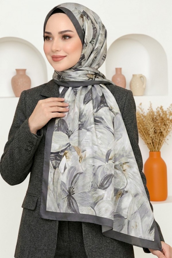 Desenli Soft Şal 6049-3