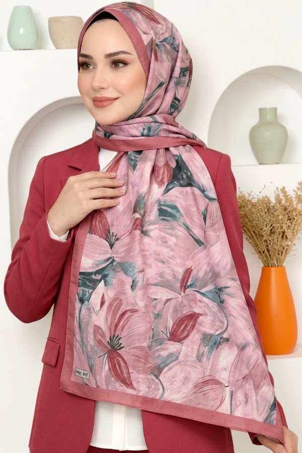 Desenli Soft Şal 6049-2