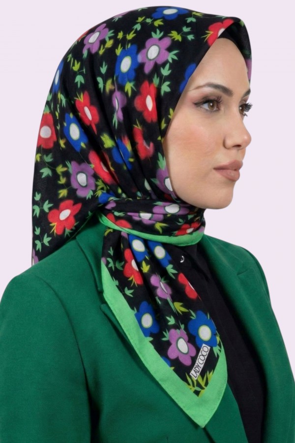 Lady Coco Organik Pamuk Soft Eşarp 6227-2