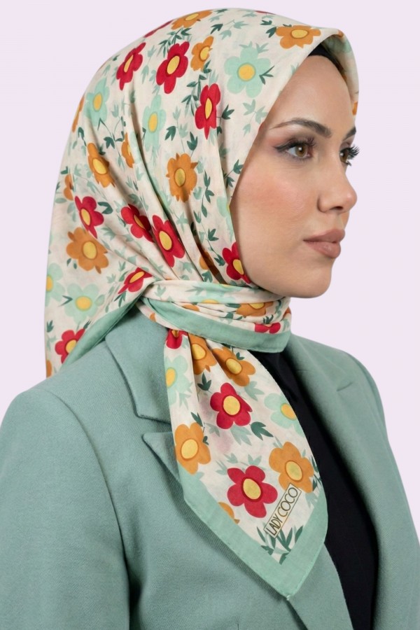 Lady Coco Organik Pamuk Soft Eşarp 6227-7