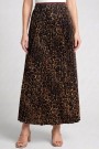 Pliseli Leopar Desenli Etek 2029-4
