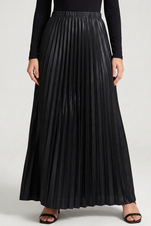 Piliseli Düz Renk Etek 2030-10