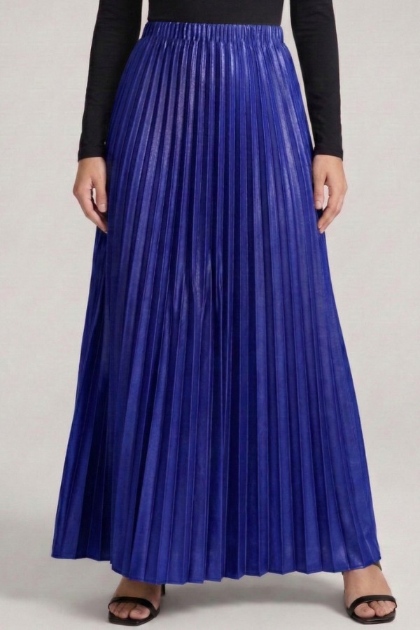 Piliseli Düz Renk Etek 2030-14