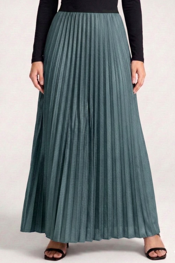 Piliseli Düz Renk Etek 2030-11