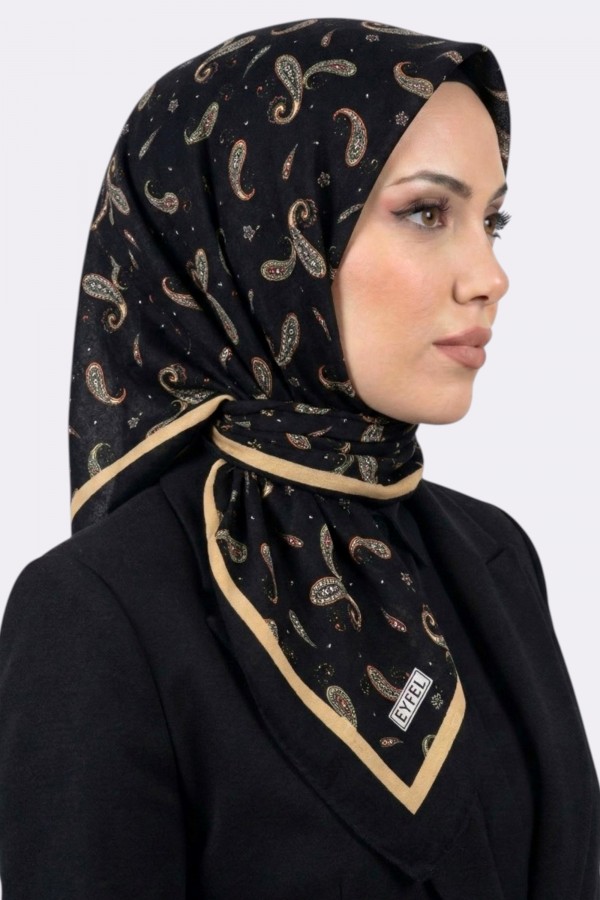 Desenli Mio Caz Eşarp 6304-24