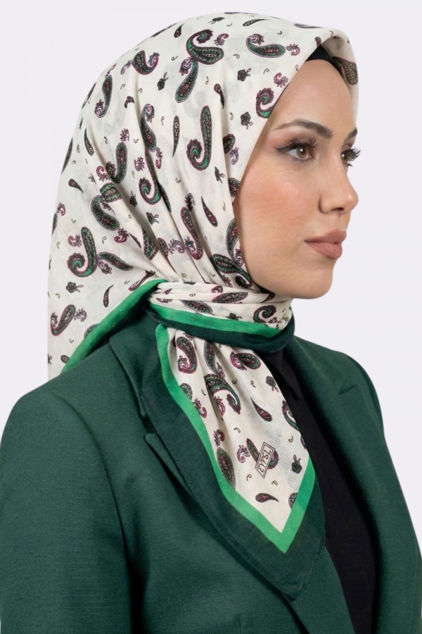 Desenli Mio Caz Eşarp 6304-23