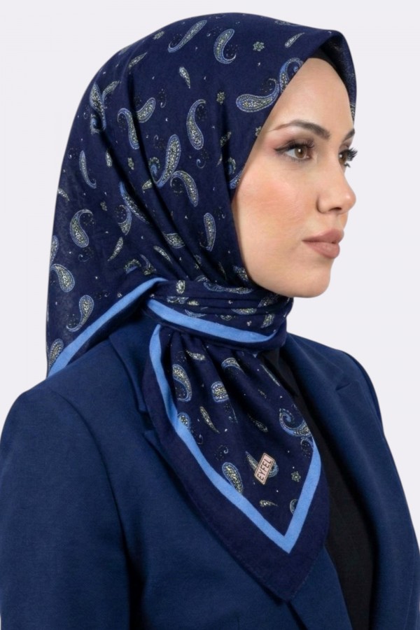 Desenli Mio Caz Eşarp 6304-21