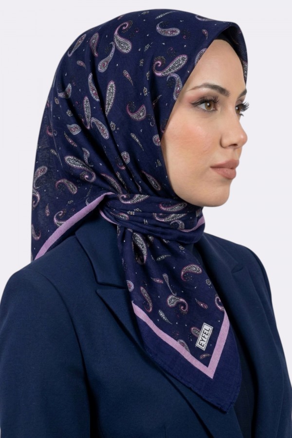 Desenli Mio Caz Eşarp 6304-13