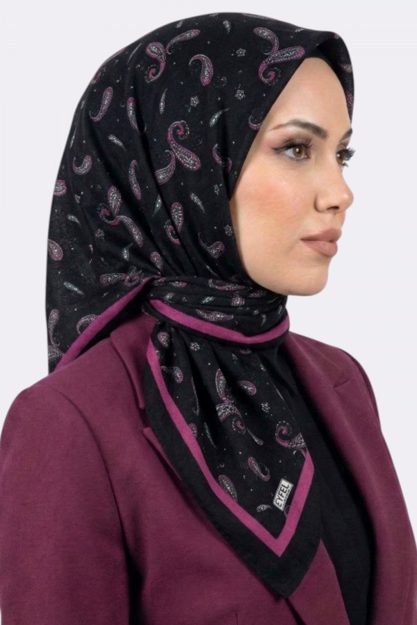 Desenli Mio Caz Eşarp 6304-8