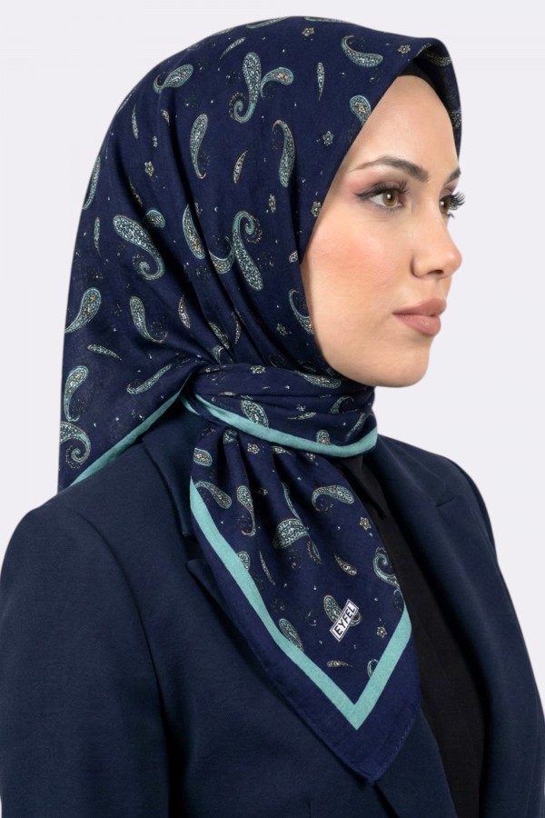 Desenli Mio Caz Eşarp 6304-1