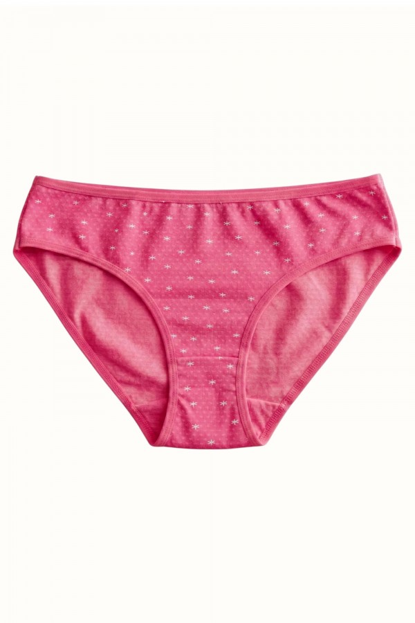 Berrak Kadın Desenli Bikini Külot 8664-17