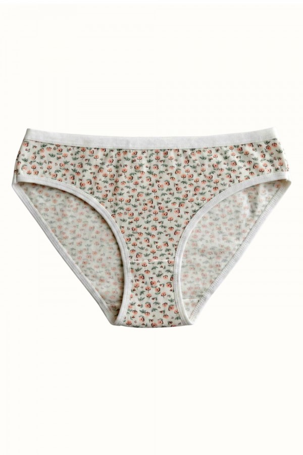 Berrak Kadın Desenli Bikini Külot 8664-25