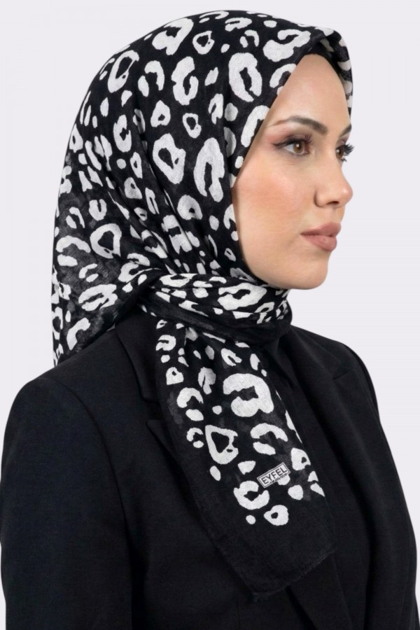 Desenli Mio Caz Eşarp 6305-1