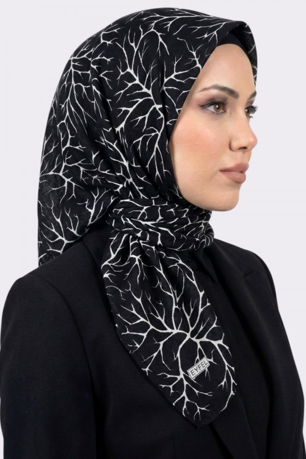 Desenli Mio Caz Eşarp 6305-2