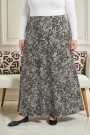 8 Parça Desenli Viskon Etek 2031-9