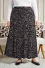 8 Parça Desenli Viskon Etek 2031-6