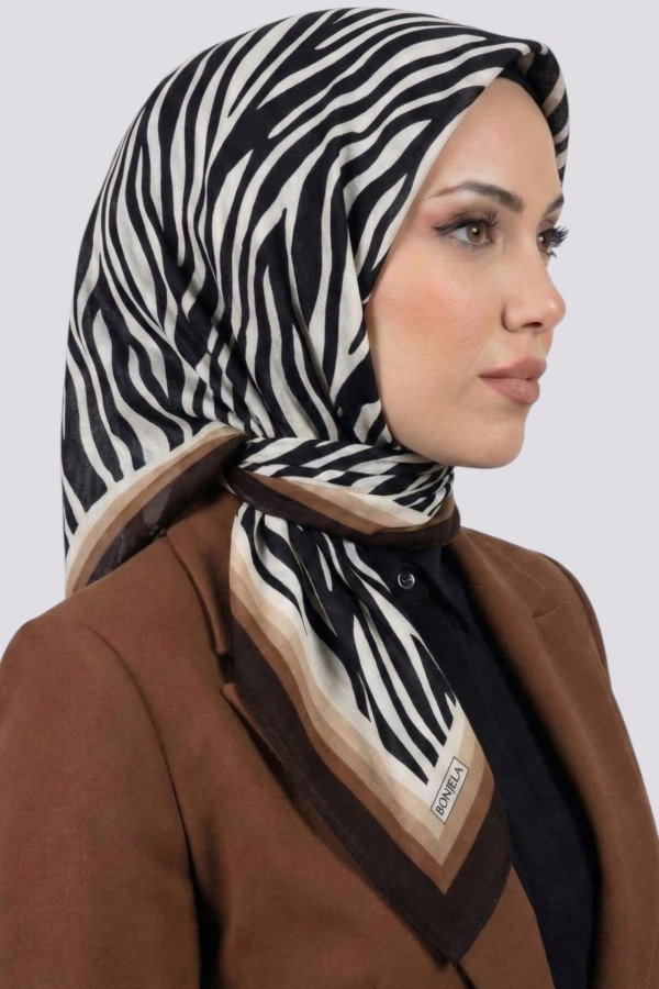 Desenli Mio Caz Eşarp 6301-18