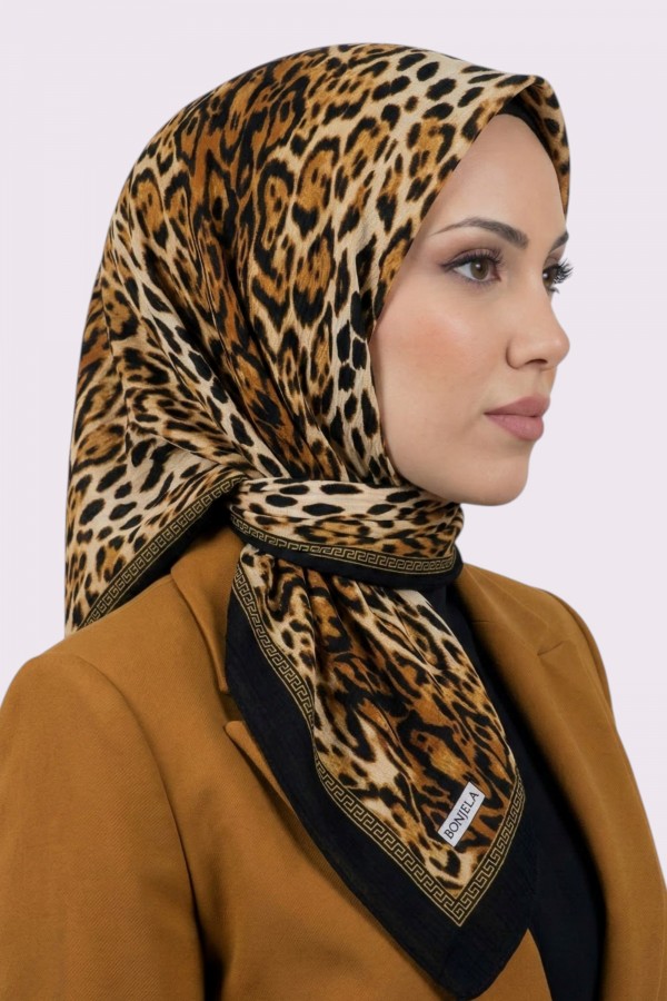 Desenli Mio Caz Eşarp 6302-10