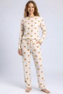Kadın Desenli Pijama Takımı 20100-21