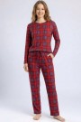 Kadın Desenli Pijama Takımı 20100-16