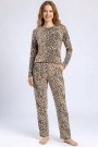 Kadın Desenli Pijama Takımı 20100-18