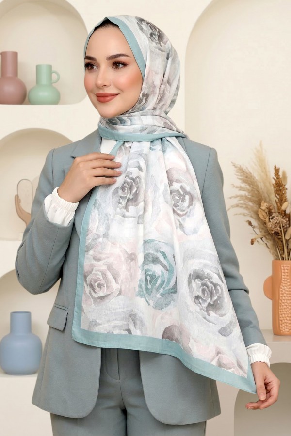 Desenli Soft Şal 6027-13