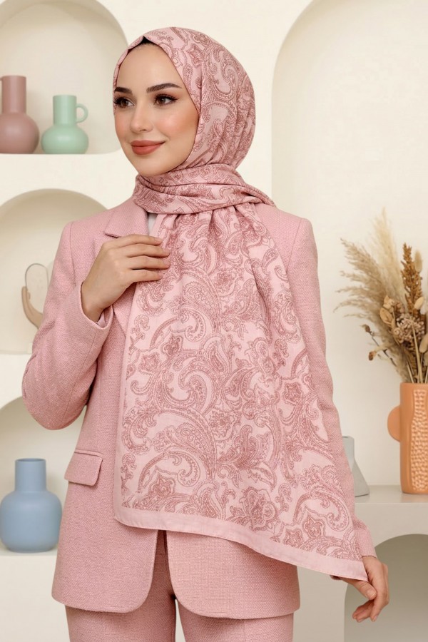 Desenli Soft Şal 6028-6