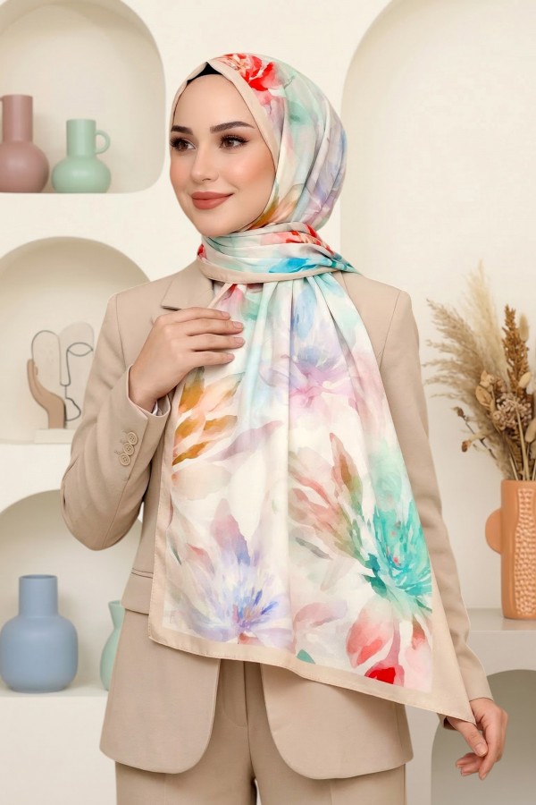 Desenli Soft Şal 6029-3