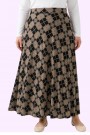 Desenli Penye Etek 2039-5