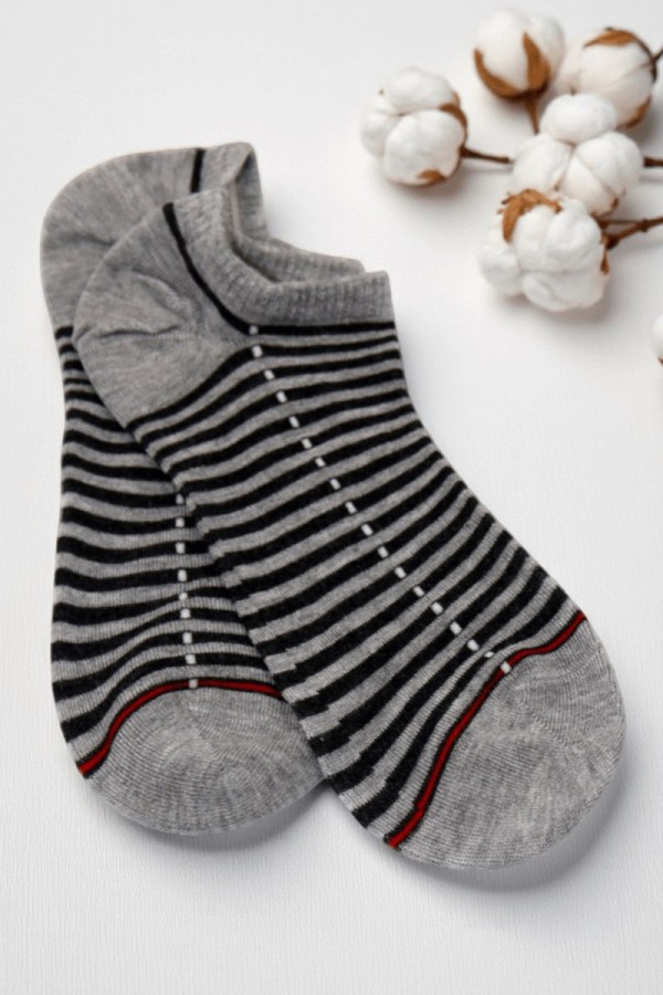 Dikişsiz Bambu Erkek Sneaker Çorap 9320-3