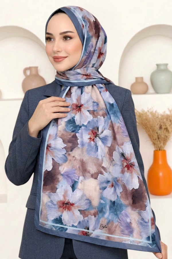 Organik Pamuk Soft Şal 6005-5