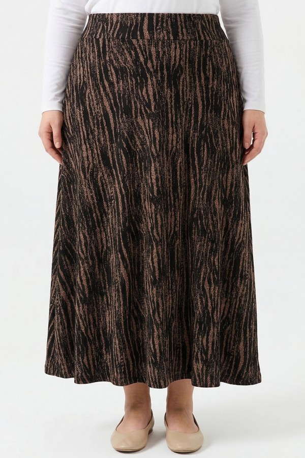 Desenli Viskon Etek 2045-6