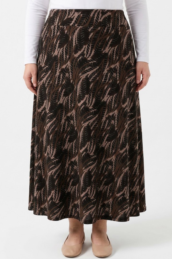 Desenli Viskon Etek 2045-7