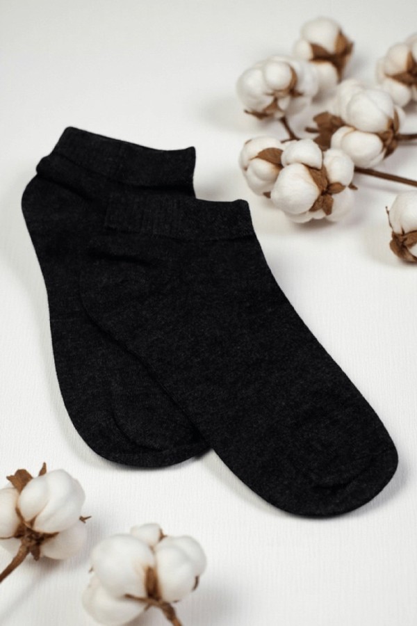 Dikişsiz Kokulu Bambu Sneaker Erkek Çorap 9321-2