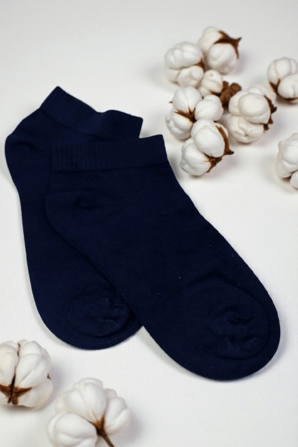 Dikişsiz Kokulu Bambu Sneaker Erkek Çorap 9321-3