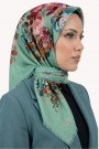 Desenli Flamlı Eşarp  6504-6