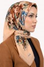 Desenli Flamlı Eşarp  6504-5