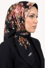 Desenli Flamlı Eşarp  6504-1