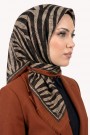 Desenli Flamlı Eşarp 6523-9