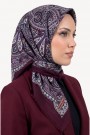 Desenli Flamlı Eşarp 6519-3