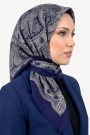 Desenli Flamlı Eşarp 6519-6