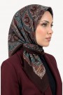 Desenli Flamlı Eşarp 6519-7