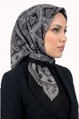 Desenli Flamlı Eşarp 6519-18