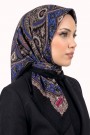 Desenli Flamlı Eşarp 6519-16