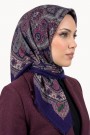 Desenli Flamlı Eşarp 6519-22