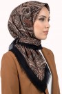 Desenli Flamlı Eşarp 6520-10
