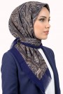 Desenli Flamlı Eşarp 6520-8