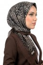 Desenli Flamlı Eşarp 6521-9